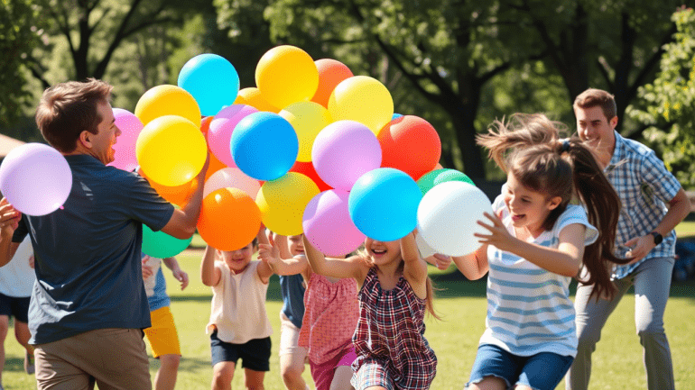 Необычные спортивные эстафеты с воздушными шарами для детей и взрослых
