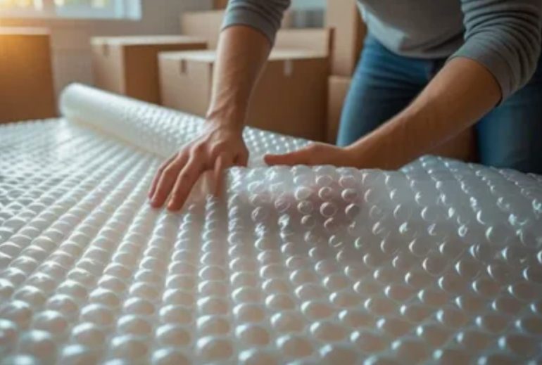 Как правильно оборачивать мебель пузырчатой пленкой